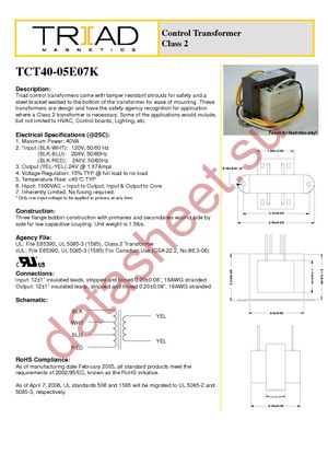 TCT40-05E07K datasheet  